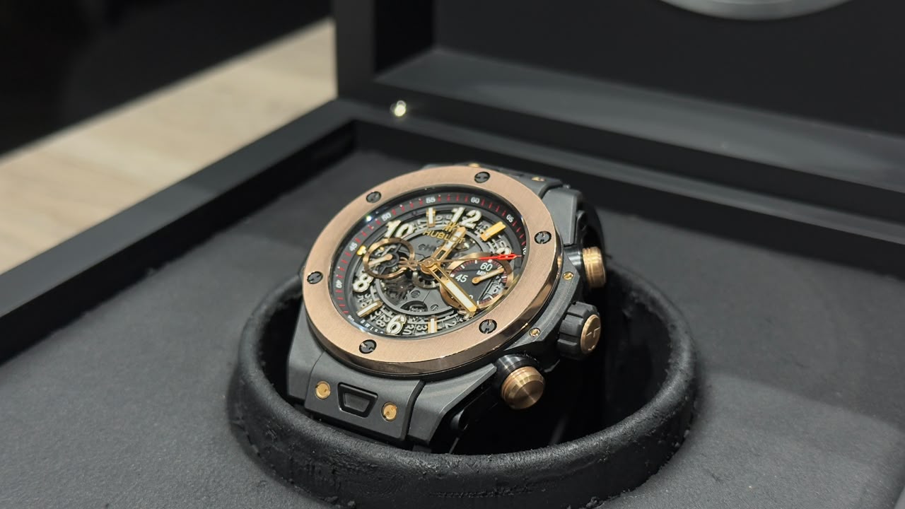 HUBOLT BIG BANG UNICO KING GOLD SKELETON