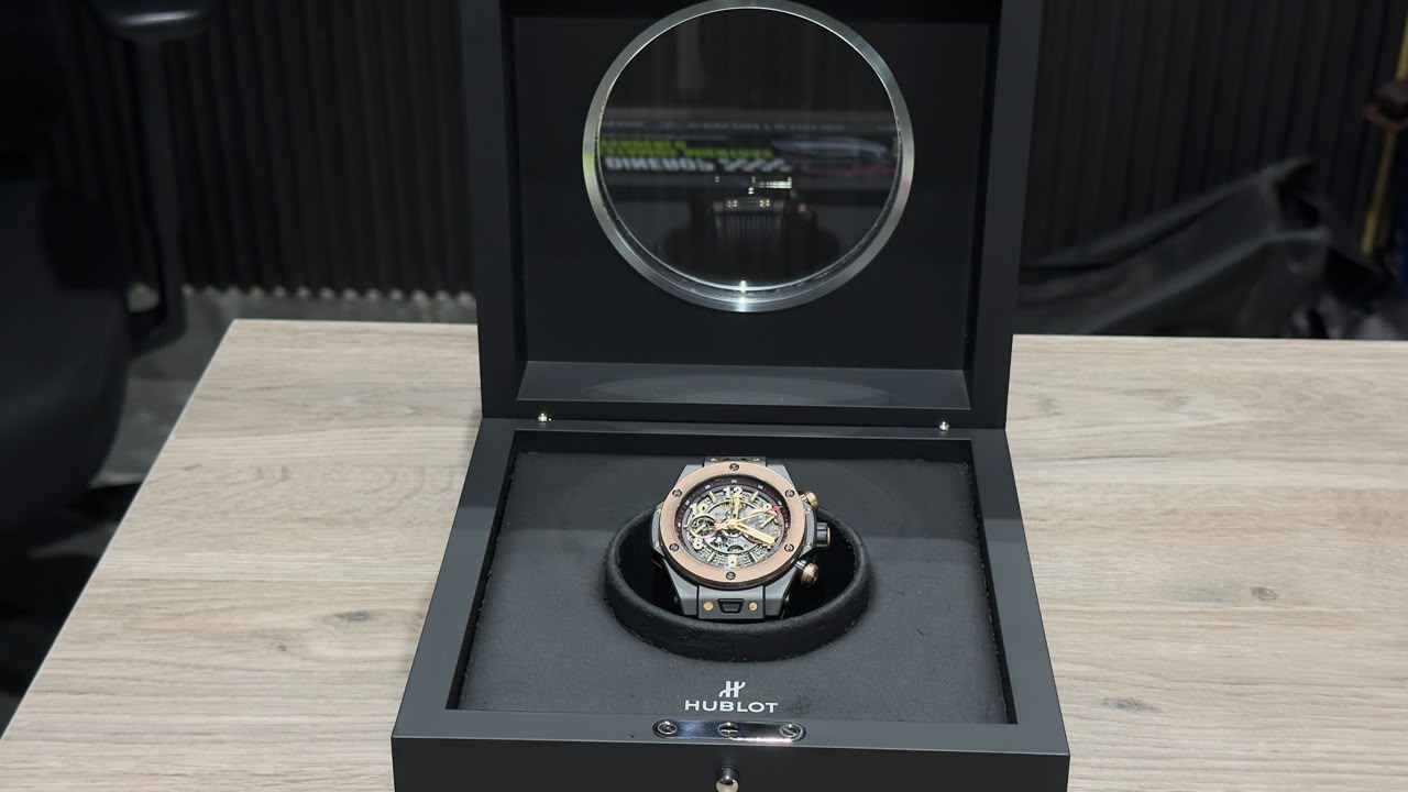 HUBOLT BIG BANG UNICO KING GOLD SKELETON
