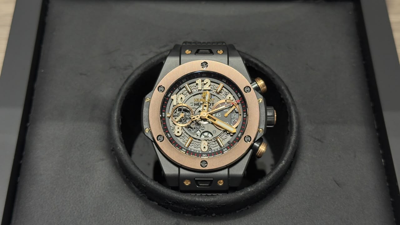 HUBOLT BIG BANG UNICO KING GOLD SKELETON