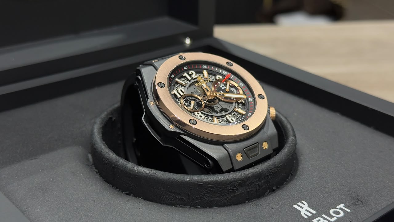 HUBOLT BIG BANG UNICO KING GOLD SKELETON