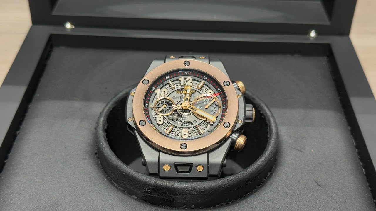 HUBOLT BIG BANG UNICO KING GOLD SKELETON