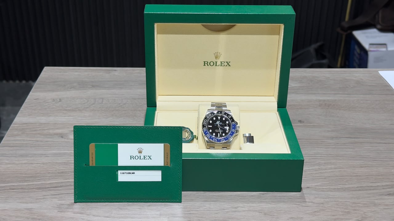 ROLEX GMT-MASTER II BATMAN FULL SET