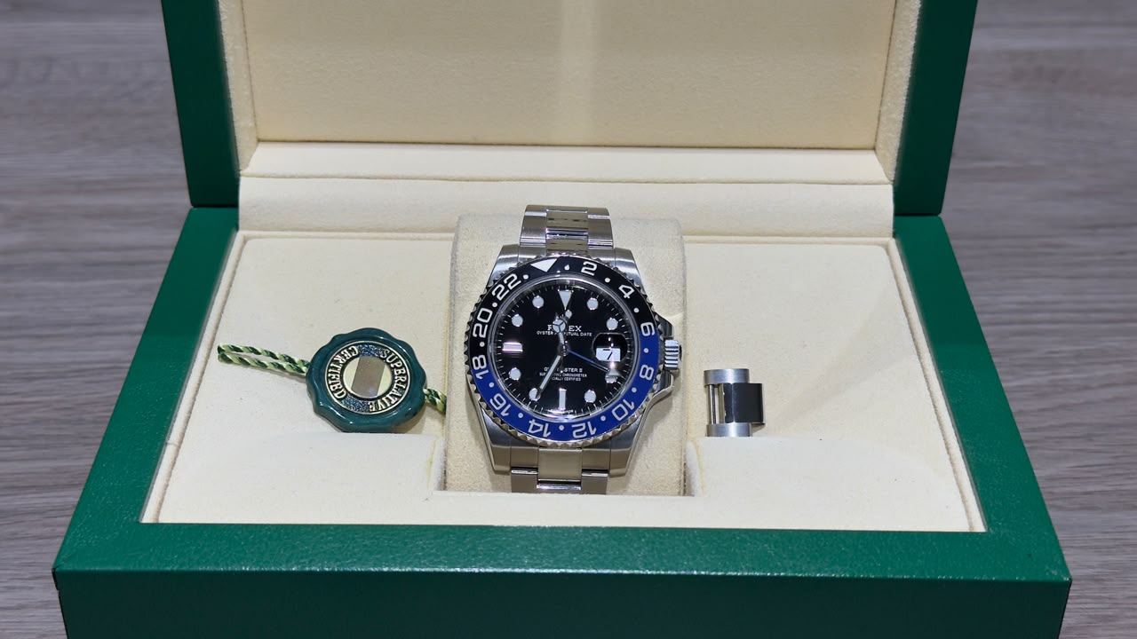 ROLEX GMT-MASTER II BATMAN FULL SET