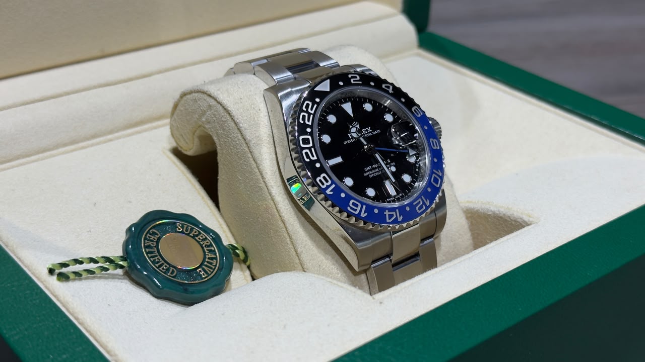 ROLEX GMT-MASTER II BATMAN FULL SET
